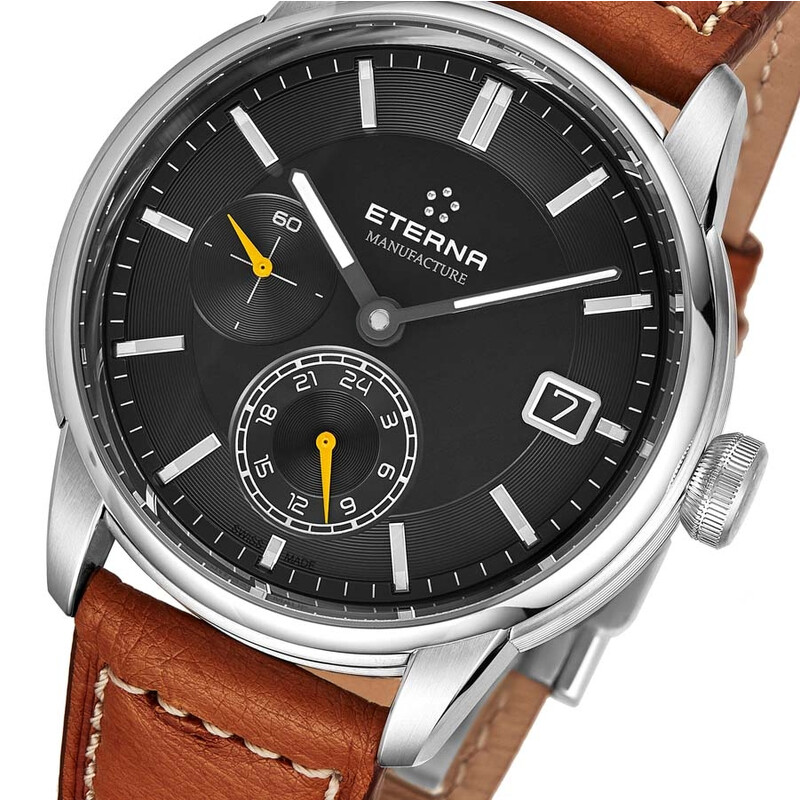 Eterna Adventic GMT Automatic Anthracite Dial Men's Watch 7661.41
