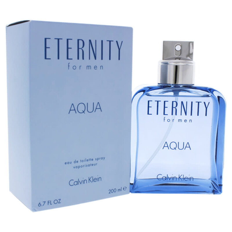 Eternity Aqua / Calvin Klein EDT Spray 6.7 oz (m)