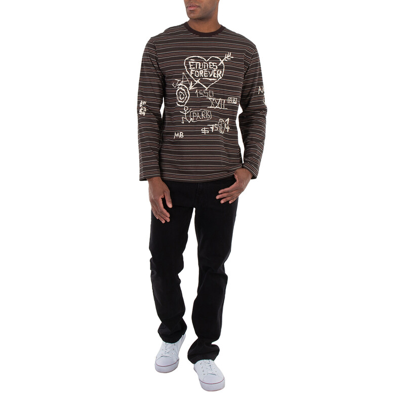 Etudes Etude Graffiti Stripe Wonder Long-Sleeve T-Shirt, Size