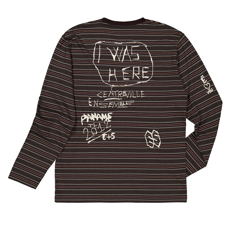 Etudes Etude Graffiti Stripe Wonder Long-Sleeve T-Shirt, Size