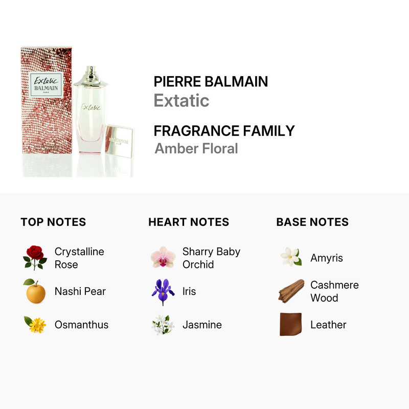 Pierre Balmain Extatic by Pierre Balmain EDT Spray 3.0 oz (90 ml