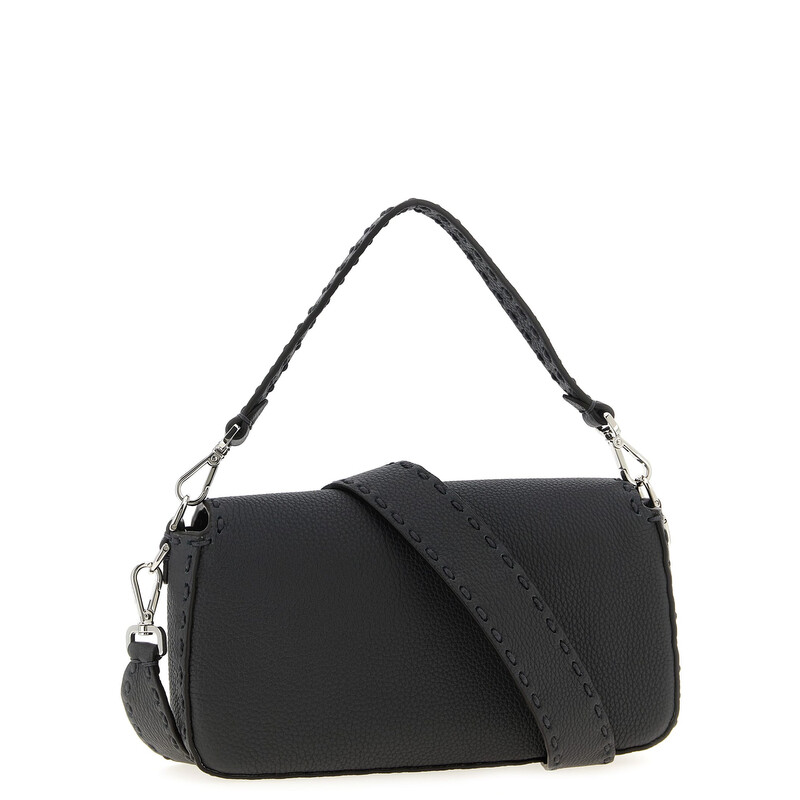 Fendi Baguette Shoulder Bag 7VA572 ARLZ F0J55 ASPHALT PALLADIO