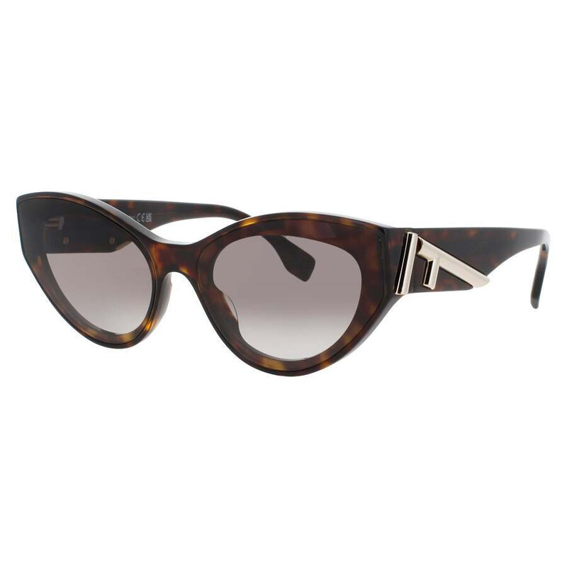 Fendi Bordeaux Oval Ladies Sunglasses FE40125I 68S 52 192337241949