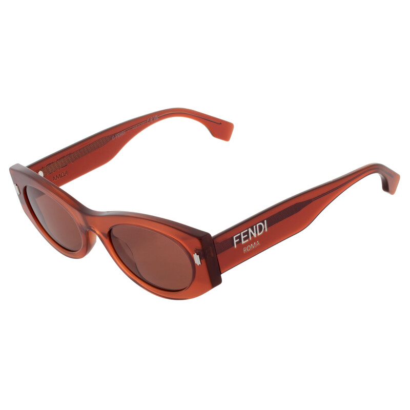 【FENDI】ヴィンテージ★サングラス★バーガンディ系★SL7671★フェンディ Fendi Bordeaux Oval Ladies Sunglasses FE40125I 68S 52 192337241949