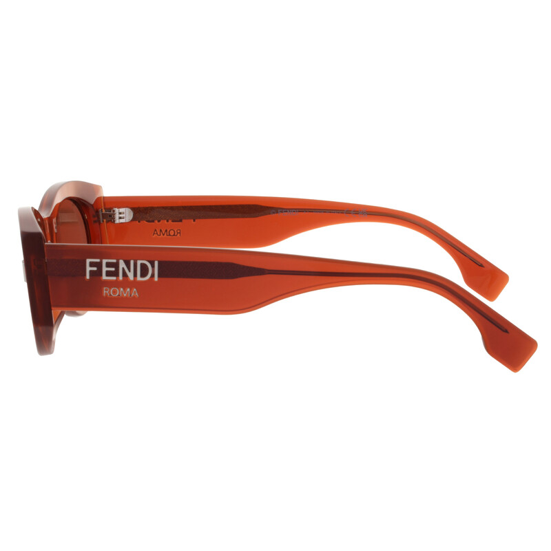 Fendi Bordeaux Oval Ladies Sunglasses FE40125I 68S 52 192337241949