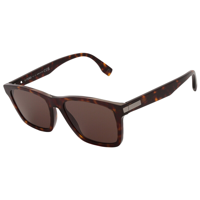 Fendi Brown Square Men's Sunglasses FE40093I 52E 54 192337131899