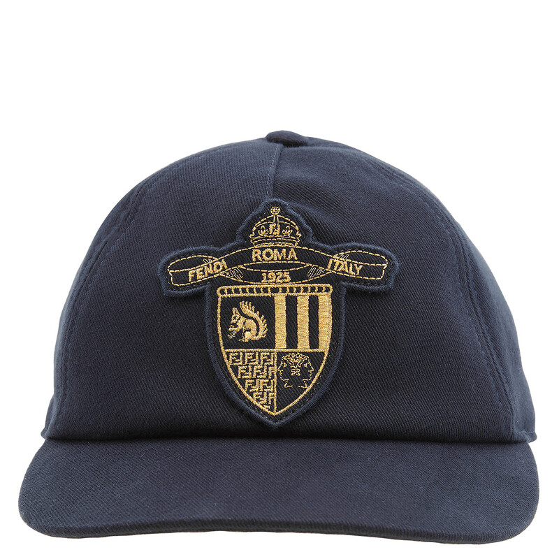 Fendi Crest Cotton Baseball Cap FXQ885-AU3J-F0DN1  display picture 3