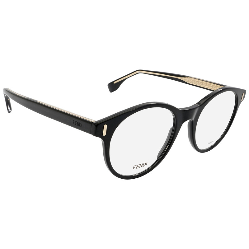 Fendi Demo Round Men's Eyeglasses FF M0046 0807 49 716736138077 ...