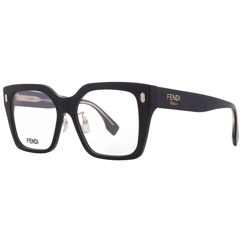 Fendi Demo Square Ladies Eyeglasses FE50085F 001 53 192337157677