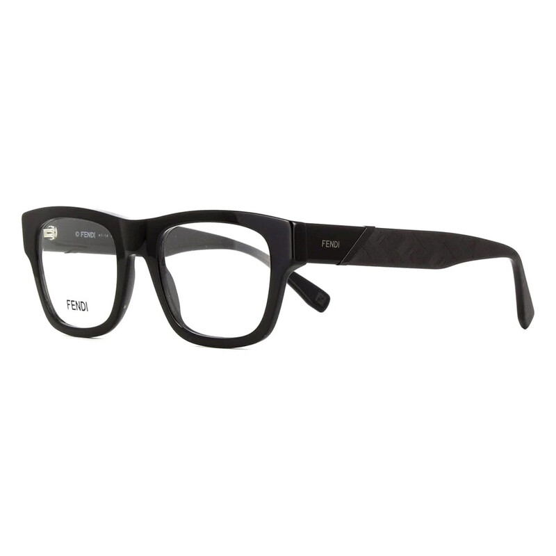 FENDI FE50089F 訳あり品 Fendi Demo Square Men's Eyeglasses FE50089F 001 54 192337169441