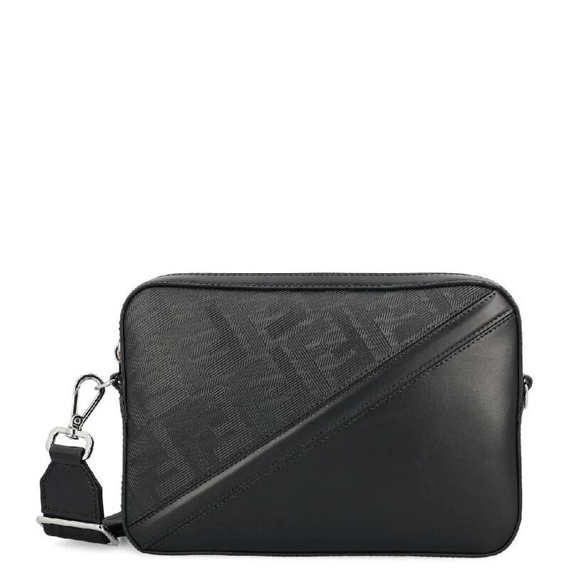 Fendi Diagonal Stripe FF Motif Camera Crossbody Bag 7M0286-AQW1