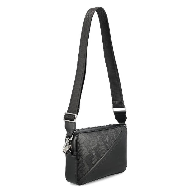 Fendi Diagonal Stripe FF Motif Camera Crossbody Bag 7M0286-AQW1