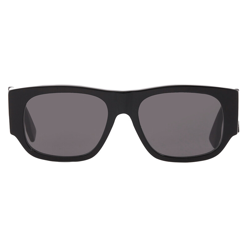 Fendi FENDI DIAGONAL Smoke Square Men's Sunglasses FE40156I 01A 54