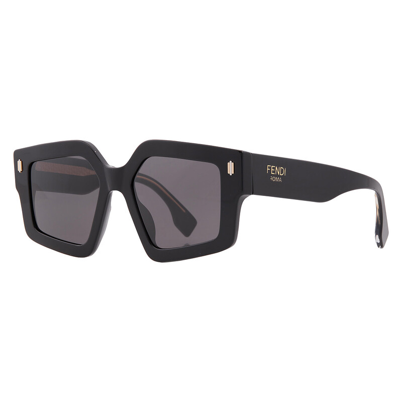 Fendi FENDI ROMA Smoke Irregular Ladies Sunglasses FE40162I  display picture 1