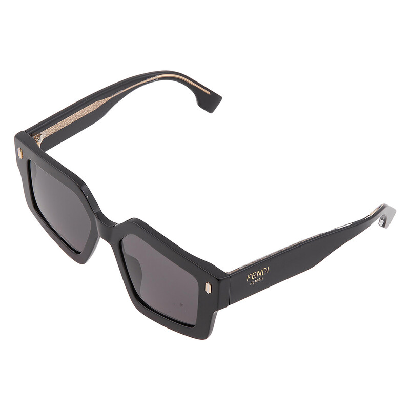 Fendi FF irregular sunglasses Fendi Blue FF Pattern Mirror Irregular Men main image 4