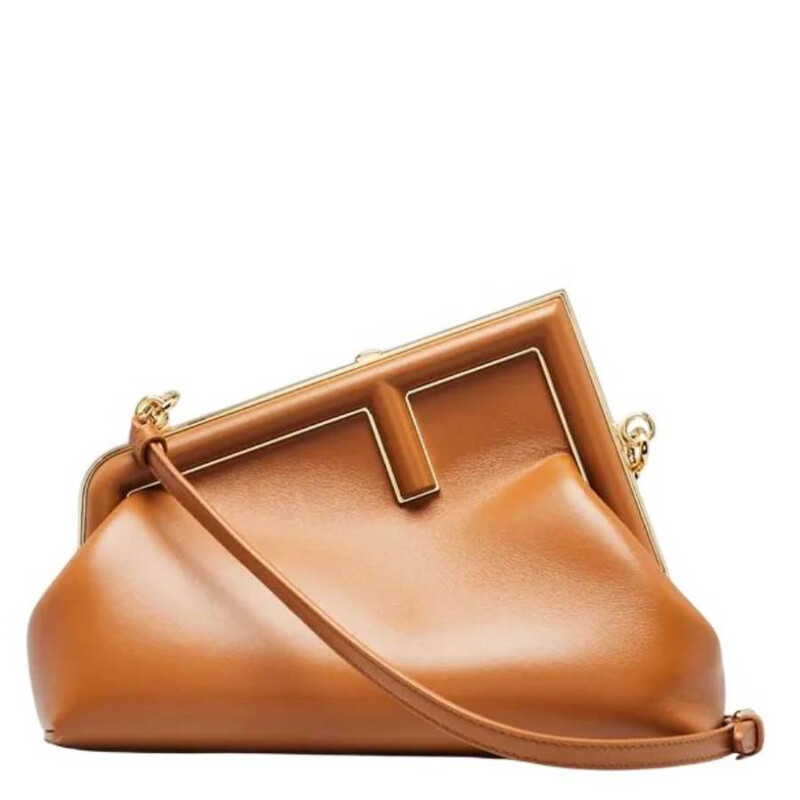 Fendi First Small Nappa Leather Clutch 8BP129-ABVE-F0NYJ