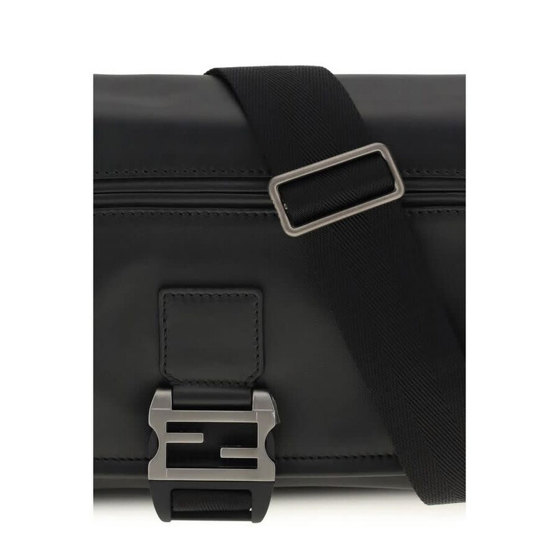 Fendi Flux Shoulder Bag — Black FE7VA685AV8BF0SAJBB - Handbags
