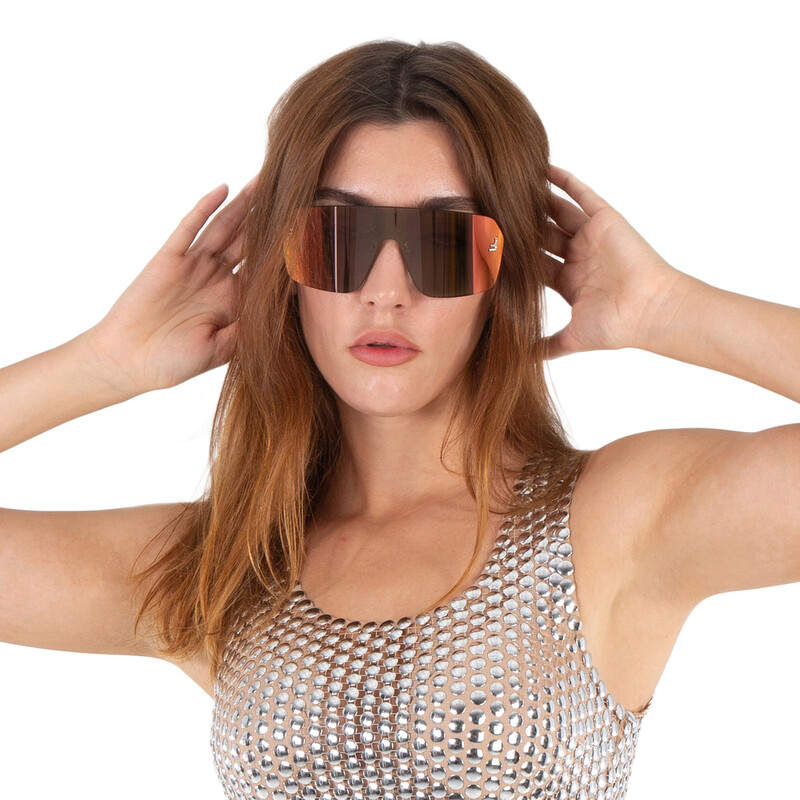 Fendi Gold Shield Ladies Sunglasses FE4121US 28G 00  display picture 3