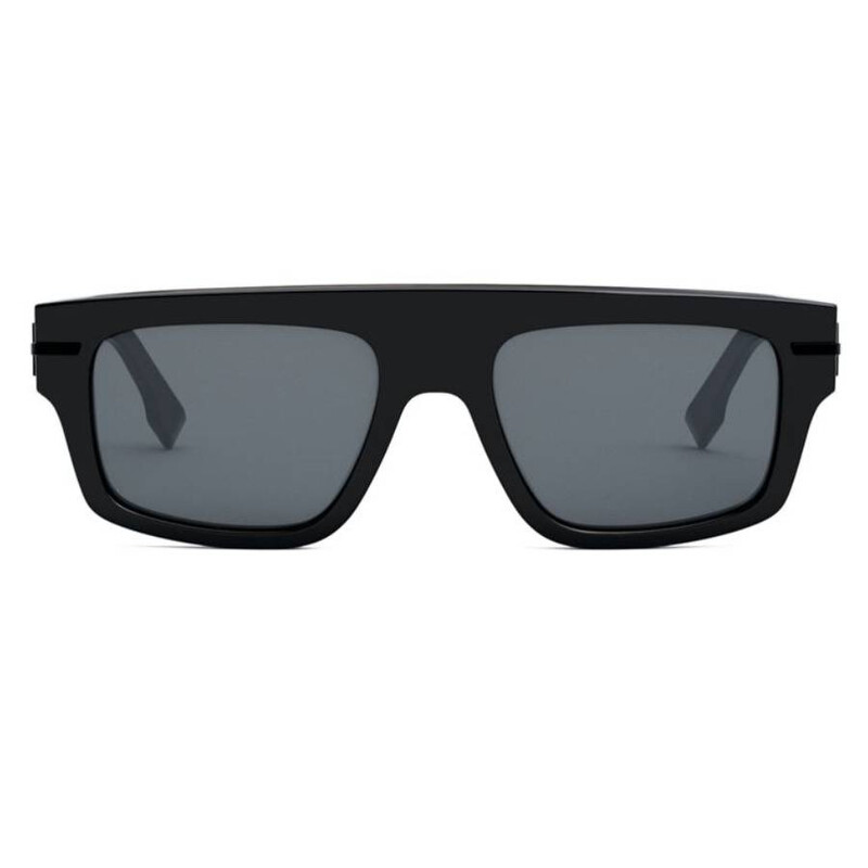Fendi Grey Browline Men's Sunglasses FE40091U 01A 54 192337131745