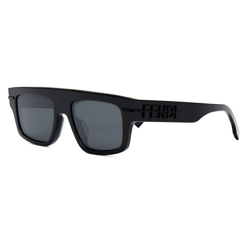 Fendi Grey Browline Men's Sunglasses FE40091U 01A 54 192337131745