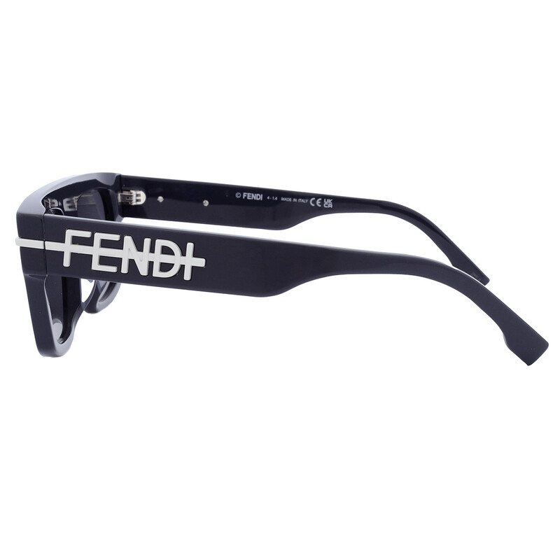 Fendi Grey Browline Unisex Sunglasses FE40091U 90A 54 192337180033