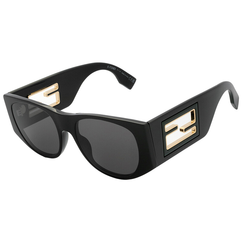 Fendi Grey Oval Ladies Sunglasses FE40109I 01A 54  display picture 2