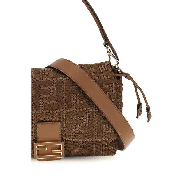 Fendi Mamma Baguette Shoulder Bag — Brown FE8BR833AY6GF1UJKBB
