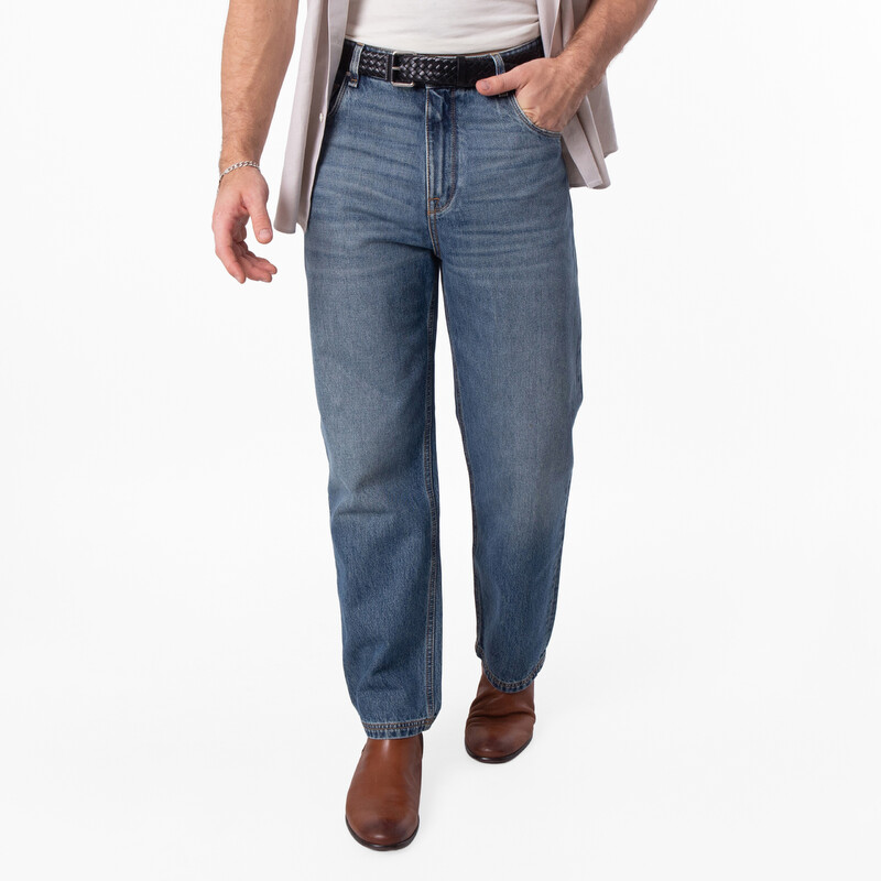 Fendi Men's Straight-Cut Long Jeans, Waist Size 31