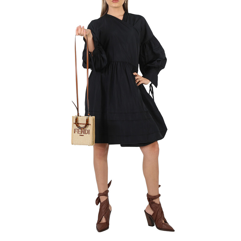 Fendi Mini Sunshine Shopper Raffia Beige 8BS051ANWSF1LMM