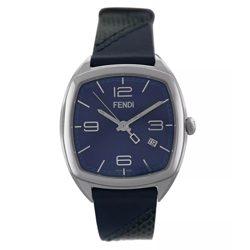 Fendi Momento Quartz Blue Dial Men's Watch F220013031 - Watches
