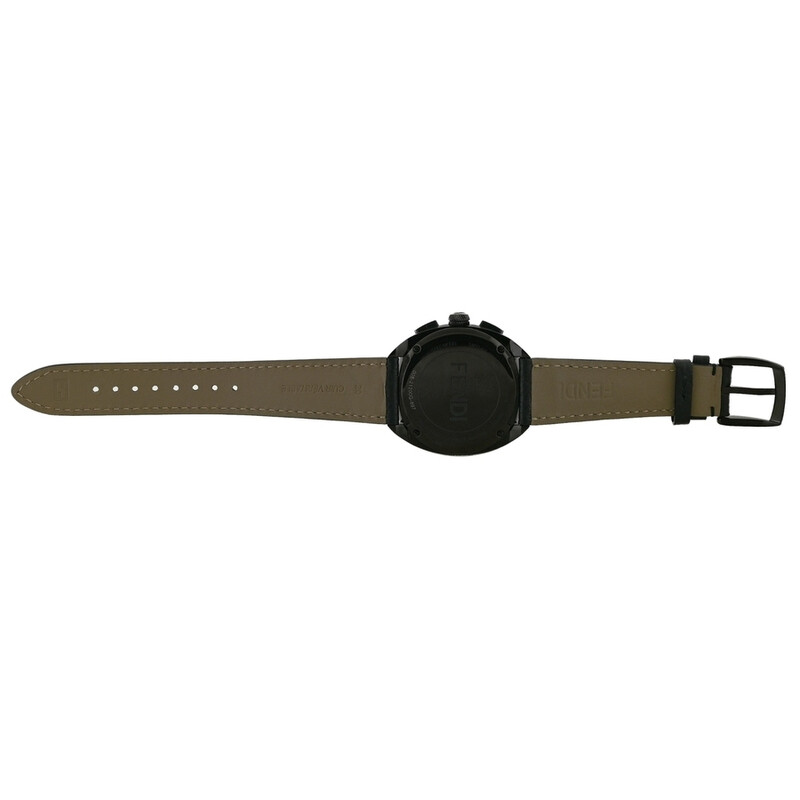 Fendi Quartz Black Dial Men's Watch Momento Bugs Momento Bugs