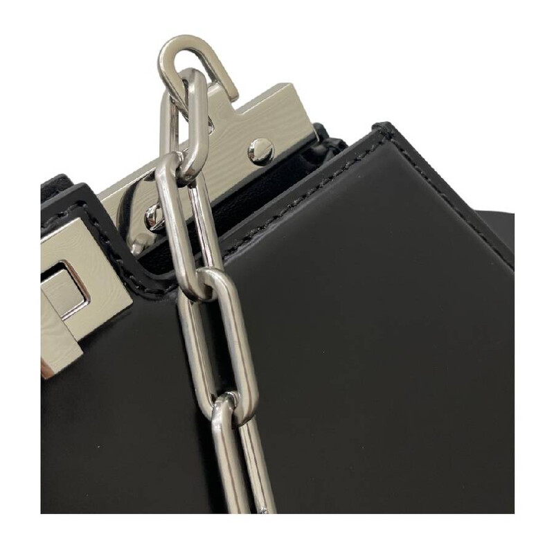 Fendi Peekaboo Chain-Link Handle Bag 8BN339-ANSC-F1JUW