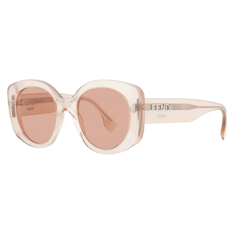 Fendi Pink Round Ladies Sunglasses FE40137I 72Y 51 192337170478