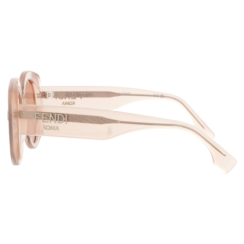 Fendi Pink Round Ladies Sunglasses FE40137I 72Y 51 192337170478