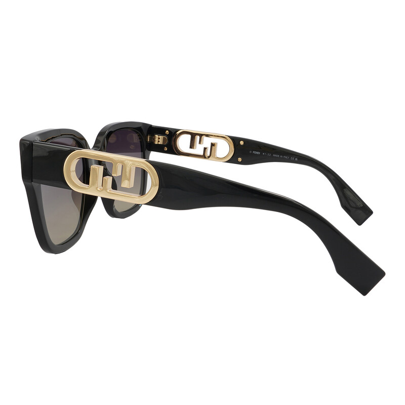 Fendi Polarized Grey Square Ladies Sunglasses FE40063I 01D 54