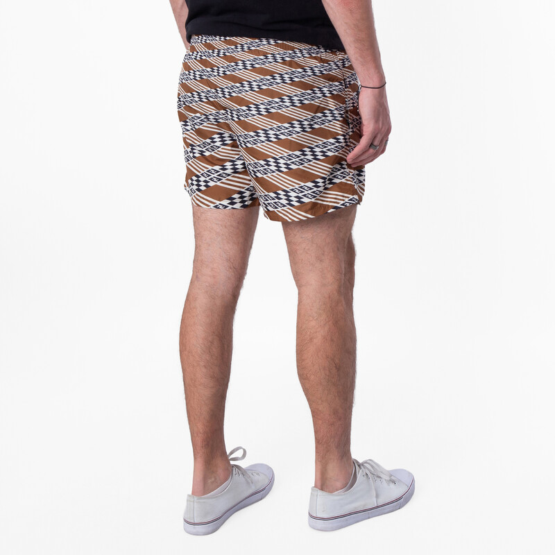 Fendi Printed Polyester Swimming Shorts, Brand Size 48 ( US Size