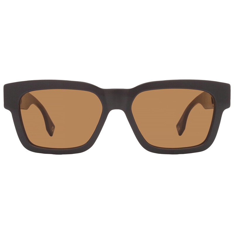 Fendi Roviex Rectangular Unisex Sunglasses FE40107I 20J 53