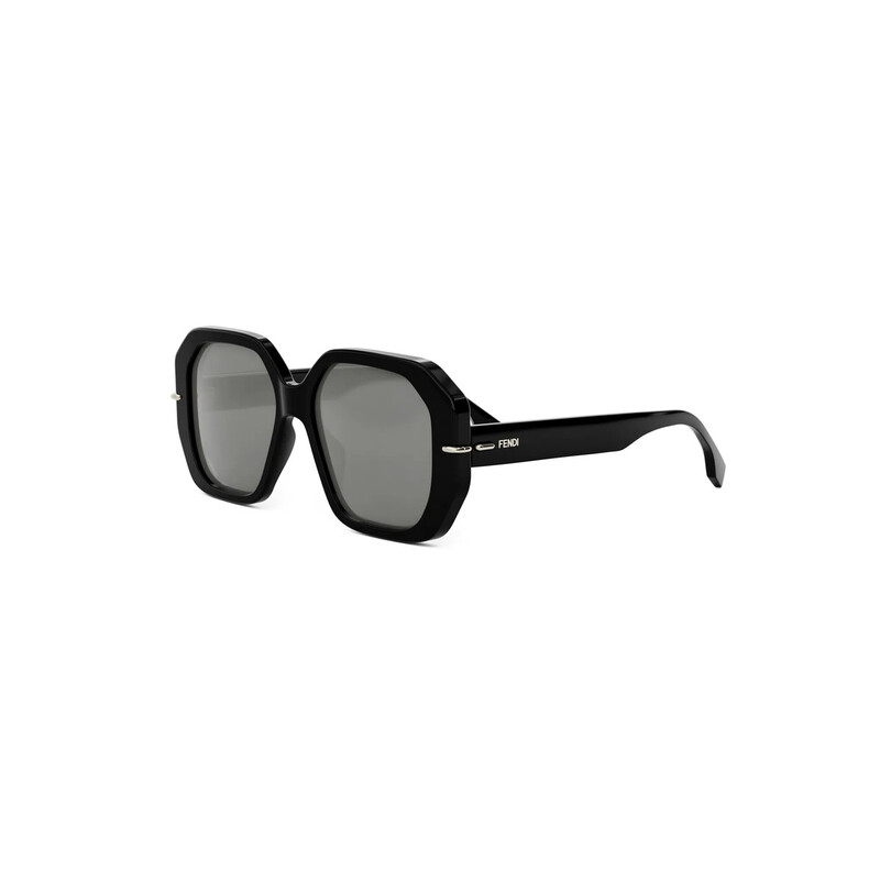 Fendi Smoke Mirror Geometric Ladies Sunglasses FE401731 01C  display picture 1