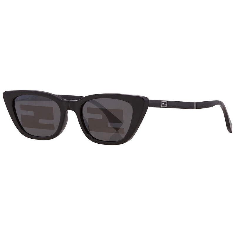 Fendi Smoke Mirror Logo Folding Cat Eye Ladies Sunglasses  display picture 2