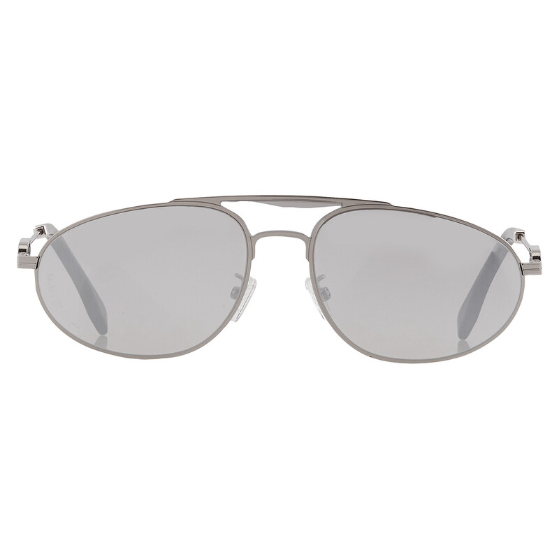 Fendi Smoke Mirror Pilot Men's Sunglasses FE40072U 14C 57