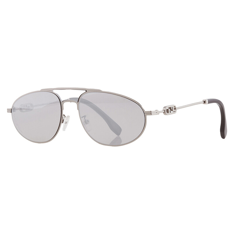 Fendi Smoke Mirror Pilot Men's Sunglasses FE40072U 14C 57