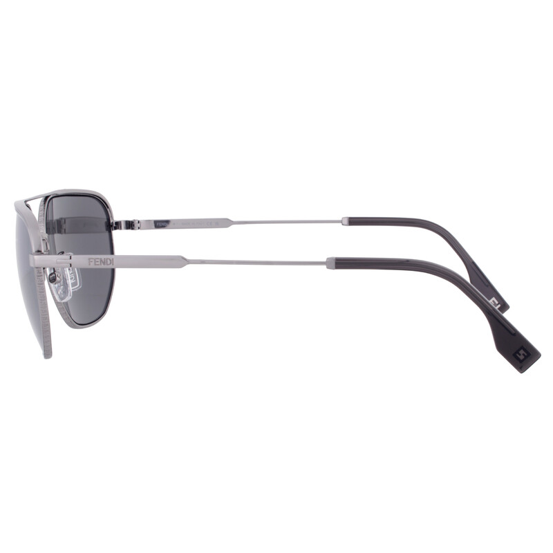 Fendi Smoke Mirror Pilot Men's Sunglasses FE40154U 12C 61