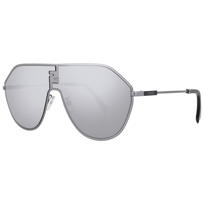 Fendi Smoke Mirror Pilot Unisex Sunglasses FE40080U 12C 65