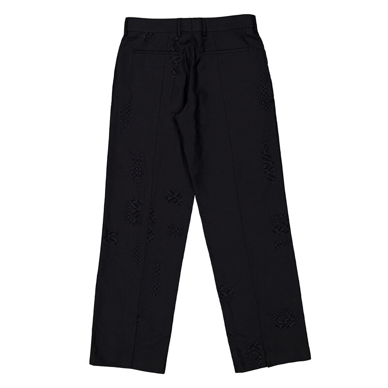 Fendi Tailored Woven Pattern Trousers, Brand Size 50 (Waist Size