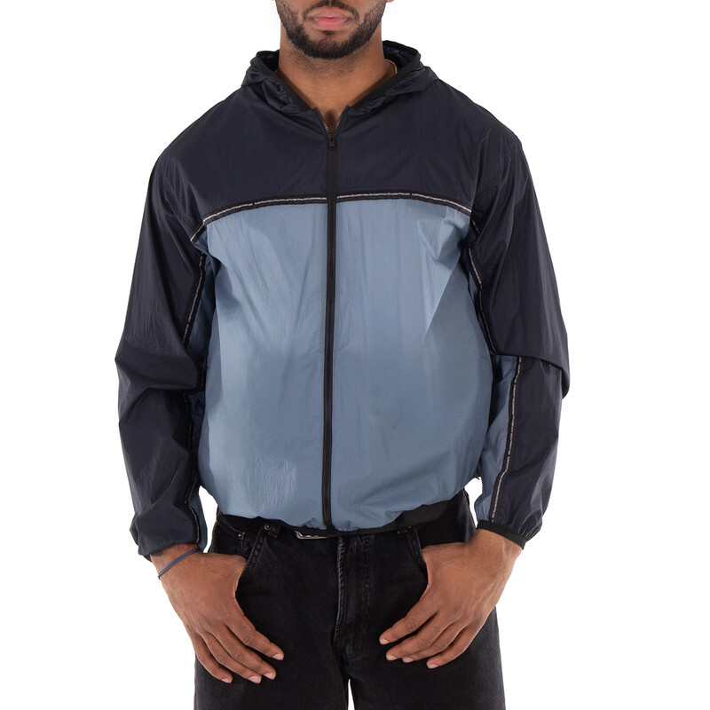 Fendi Windbreaker Long Sleeve Hooded Jacket, Brand Size 48 (US