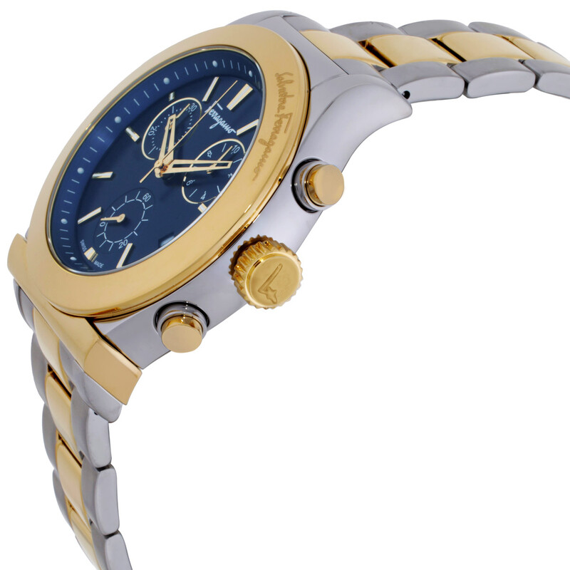 Ferragamo 1898 Chronograph Quartz Blue Dial Men's Watch SFH600418