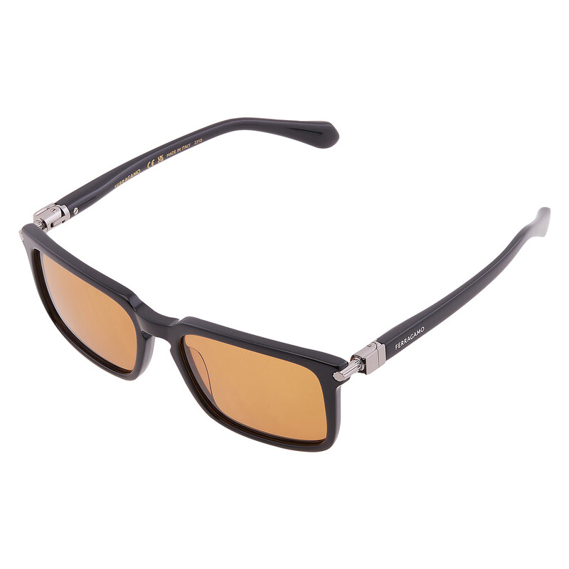 Ferragamo Amber Rectangular Men's Sunglasses SF1110S 009 56