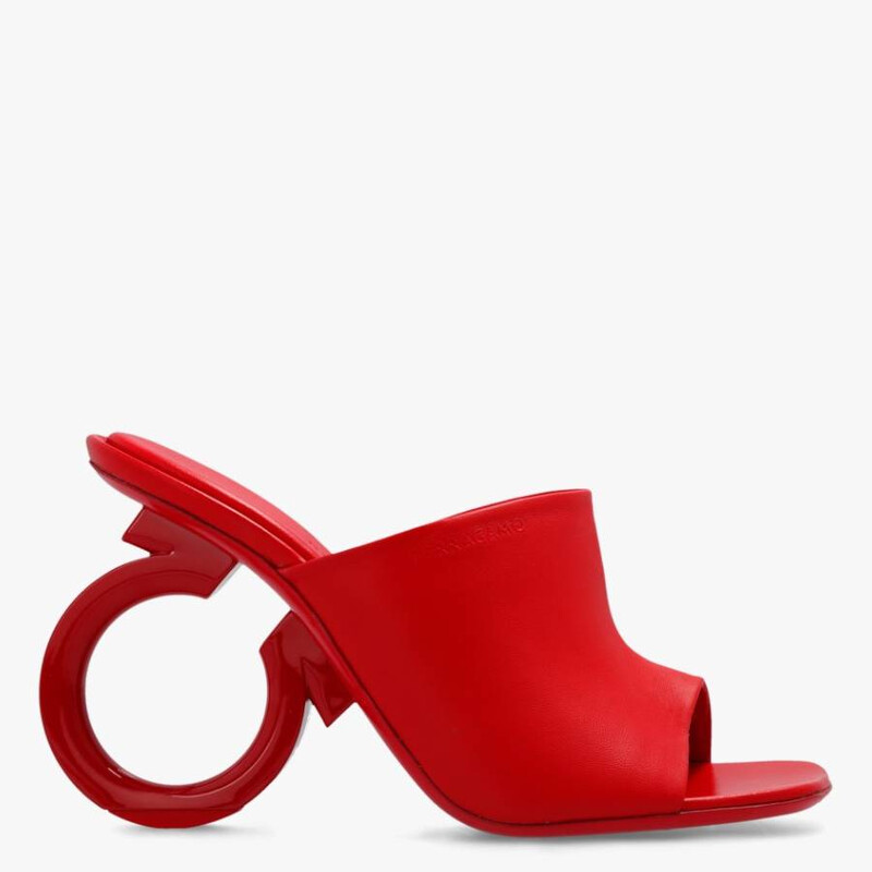 Ferragamo Astro Heeled Mules, Size 6 C 01F294 760900 - Shoes