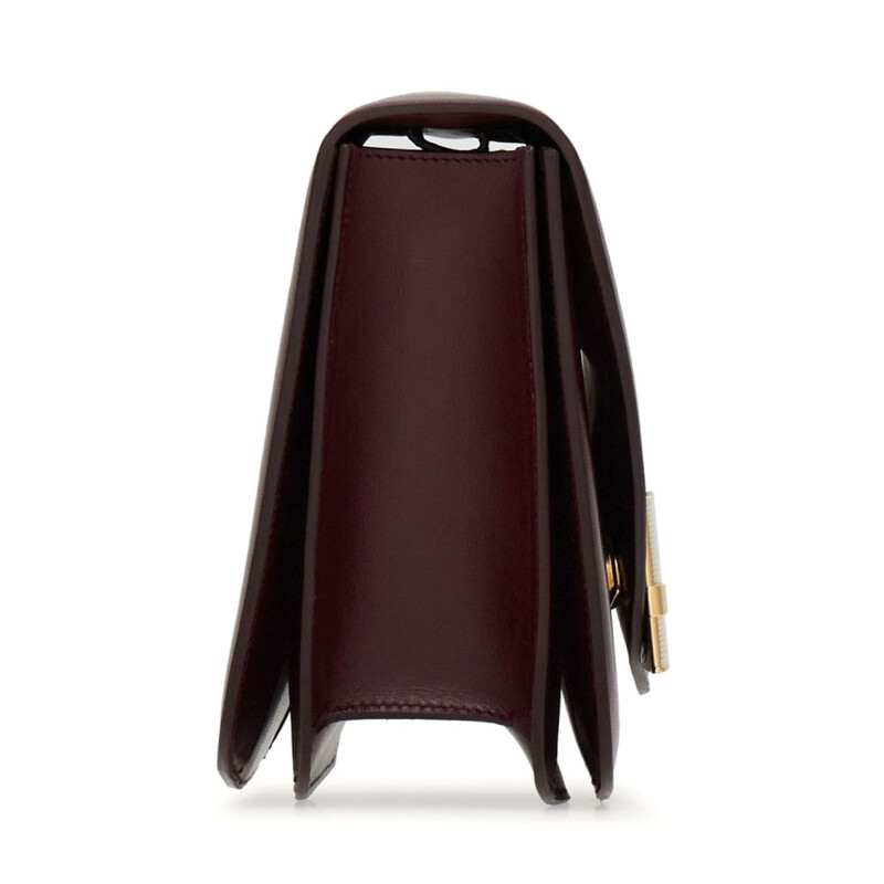 Ferragamo Asymmetric Leather Shoulder Bag 216798 769382
