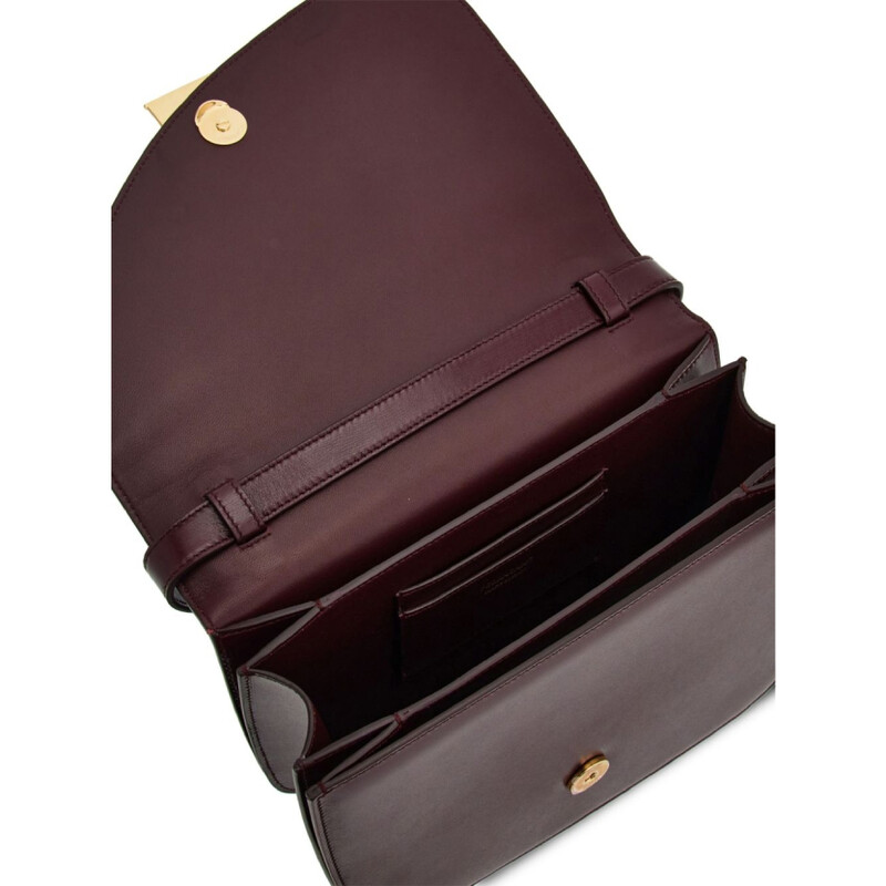 888aki0914　No.4 No.T2 Ferragamo Asymmetric Leather Shoulder Bag 216798 769382